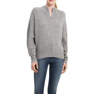 NWT Theory Cashmere Half-Zip Pullover Sweater